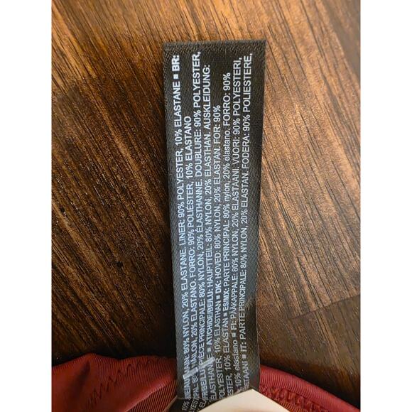 Amazon Essentials Bikini Bottom Brick Red Size XS High Waist Swim Brief NWT - Picture 6 of 6